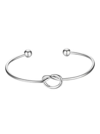 Strabello Bijoux SilverBond Knot Cuff 87160-0