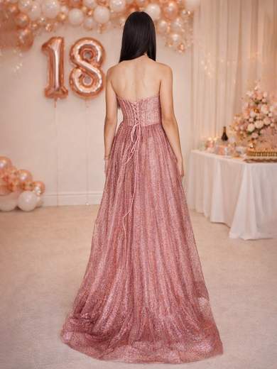 STRABELLO CERIMONIA Abito 18esimo Principessa Glitterato con Corpetto Strutturato 7091F