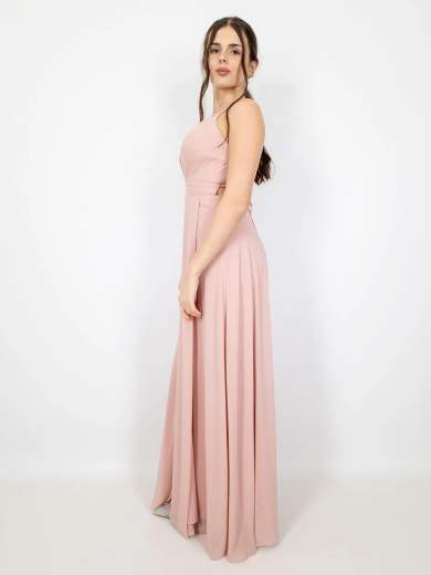 STRABELLO CERIMONIA Abito da Cerimonia Lungo Elegante con Schiena Scoperta A29699-4336-MIRIAM