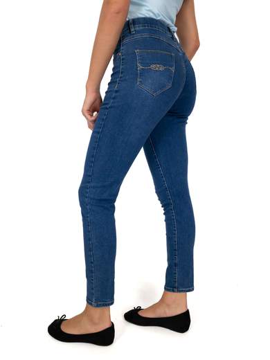 Flavia Costanti Jeggings Donna Elastico In Vita Elasticizzati Slim Fit