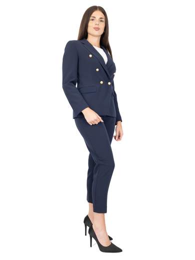 Tailleur Pantalone Con Giacca Doppiopetto Per Matrimonio O Laurea