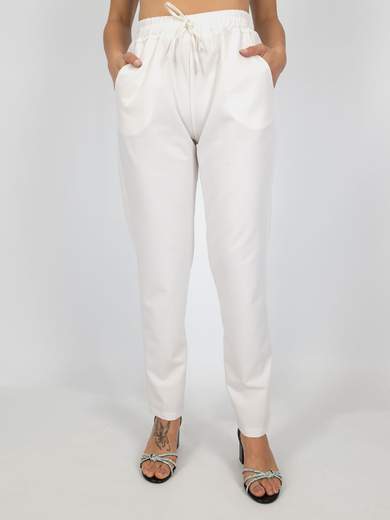 Bucle Pantalone Donna Estivi A Sigaretta Con Elastico E Coulisse In Vita