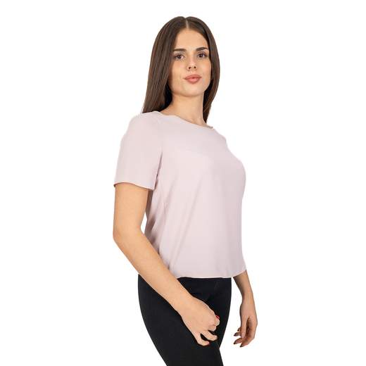 RINASCIMENTO Blusa Elegante Manica Corta tessuto Satin di Rinascimento
