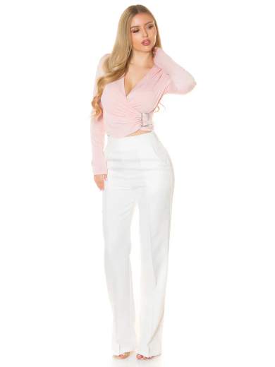 KOUCLA Camicetta Corta con Fibbia Glitterata 0000LT39839