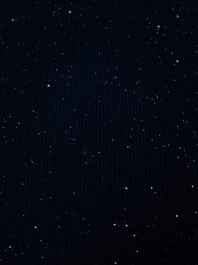 Glittery Tank Top with Boat Neck and Stretch Fabric