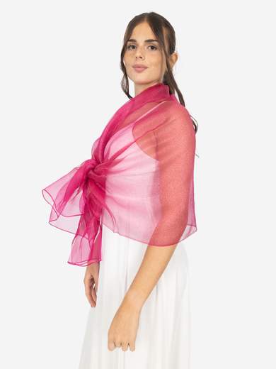 Elegant Formal Stole in Silk and Lurex
