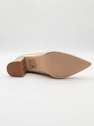 Décolleté Oro a Punta con Tacco Largo e alto 6,5 cm