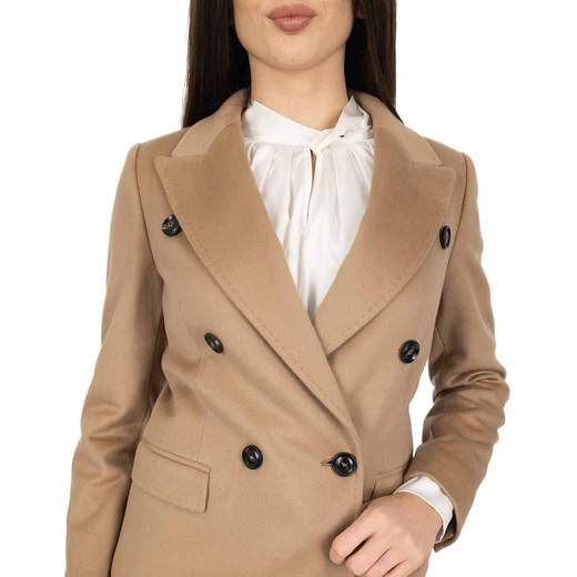 Cappotto Cashmere Donna Elegante Invernale Doppiopetto