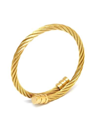 Strabello Bijoux Bracciale Twist Placcato Oro 18K 87905-0