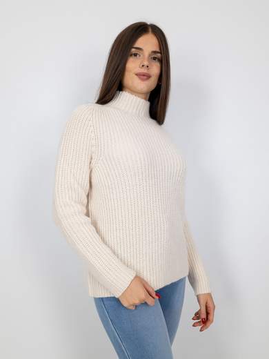 Maglione Dolcevita Donna In Lana Con Collo Alto Comodo