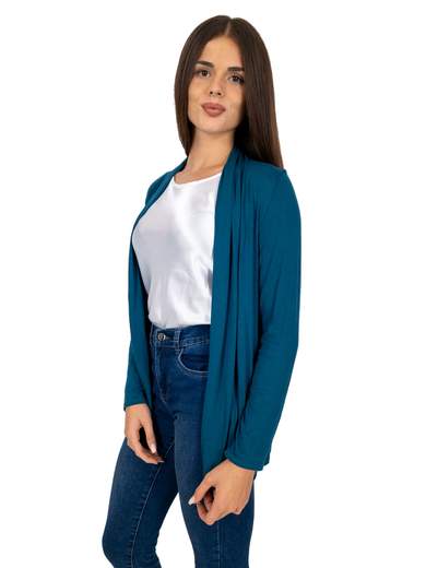 Women’s Long Open Cardigan Slim Fit