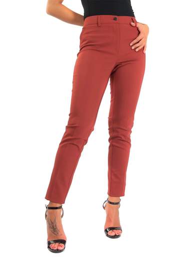 CARMEN Pantaloni A Sigaretta Pantalone Donna Eleganti Dritti Tecnico