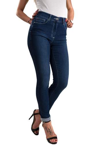 CARMEN Jeans skinny da donna a vita alta P-5429