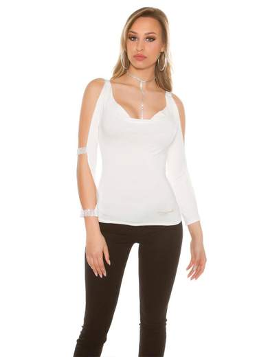 KOUCLA T-shirt maniche aperte A00447