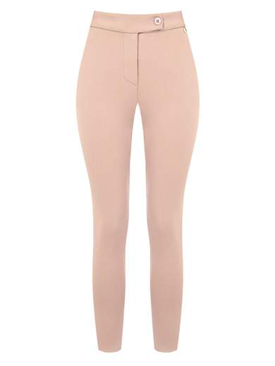 RINASCIMENTO Pantaloni donna eleganti a sigaretta in crepe elasticizzato PNTBSCRP