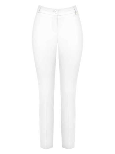 RINASCIMENTO Pantaloni Donna Crop Eleganti A Sigaretta Leggeri Cotone