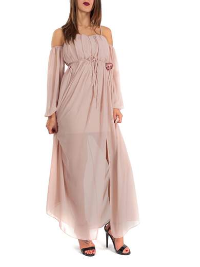 RINASCIMENTO Vestito Lungo Per Cerimonia Donna Stile Impero Elegante Damigelle