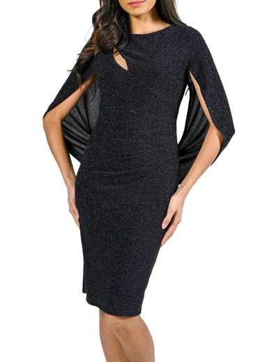 FRANK LYMAN Abito Da Cerimonia Corto Vestito Da Sera Lurex Glitterato Elegante