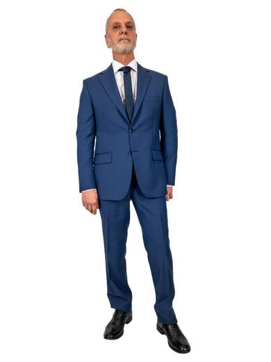 STRABELLO Abito Fresco Di Lana Uomo Elegante Classico Drop 6