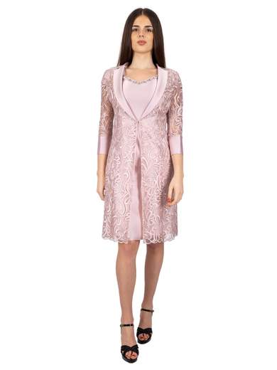 BIANCA BRANDI Abito Mamma Sposa O Sposo A Tubino Per Signora Con Spolverino