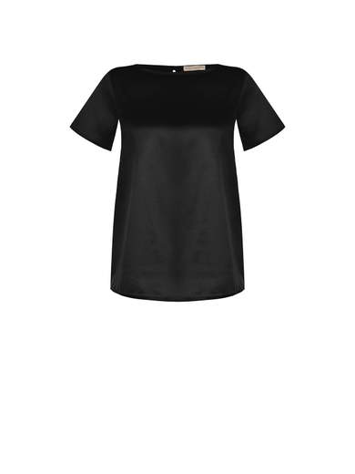 RINASCIMENTO Blusa Donna Elegante Manica Corta In Raso Sottogiacca