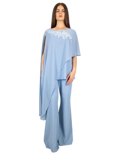 ALLURE Completo Pantalone Donna Elegante Per Cerimonia Taglie Forti