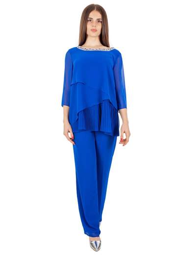 Sologioie Curvy Completo Pantalone E Casacca Elegante Per Cerimonia Curvy