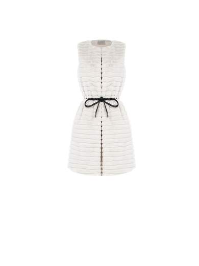 RINASCIMENTO Gilet pelliccia ecologica sintetica donna lunga shop online