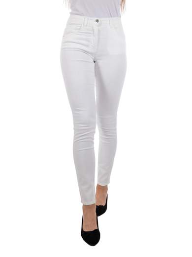 CARMEN Jeans Donna Push Up Estivo A Sigaretta Chiari Elasticizzati