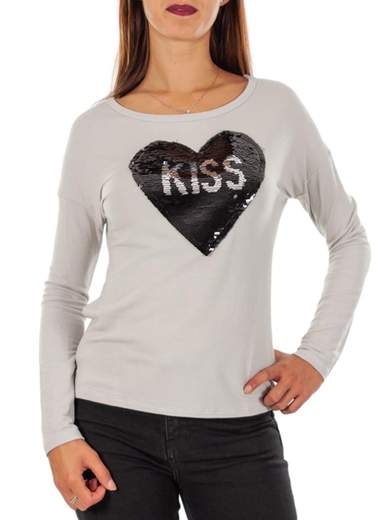 STRABELLO Maglia con paillettes reversibili 71002