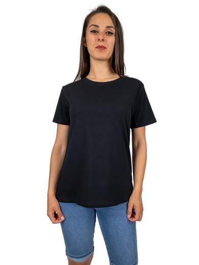 LUISA LOIRE Maglietta Maniche Corte Donna In Cotone Basic Economica