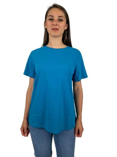 LUISA LOIRE Maglietta Maniche Corte Donna In Cotone Basic Economica