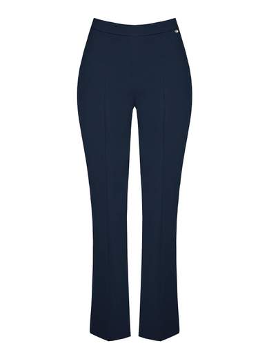 KITANA Pantaloni Eleganti Donna Curvy Flared In Tessuto Tecnico