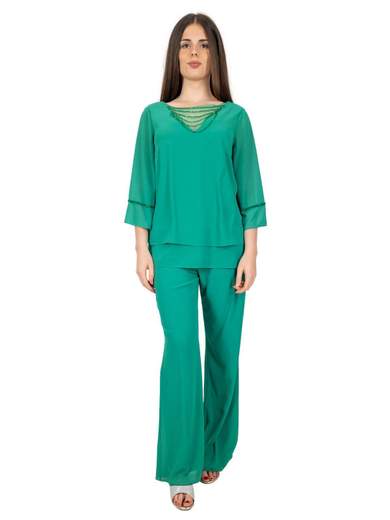 Sologioie Curvy Pantaloni E Casacca Eleganti Per Cerimonia Curvy Per Signora