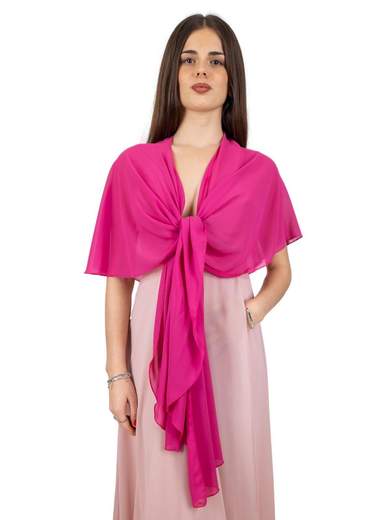 STRABELLO CERIMONIA Stola Cerimonia A Scialle Elegante In Georgette