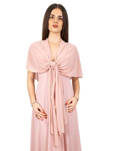 STRABELLO CERIMONIA Stola Cerimonia A Scialle Elegante In Georgette