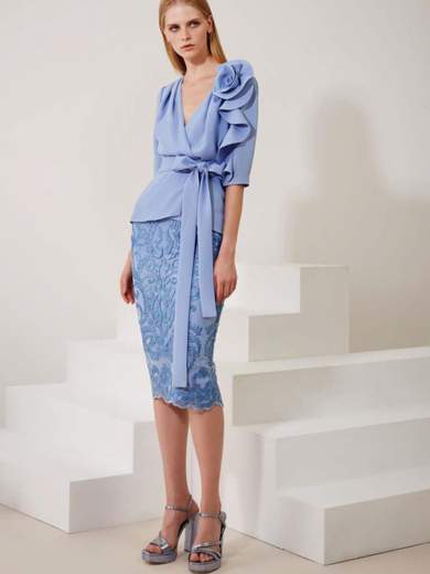 MAESTRI Tailleur Da Cerimonia Elegante Gonna Giacca Mamma Della Sposa