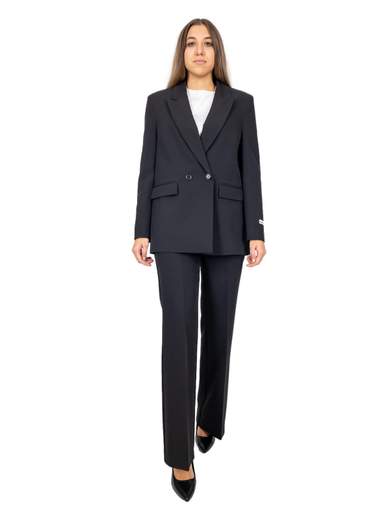 SO ALLURE Tailleur Pantalone Elegante Donna Con Blazer Doppiopetto In Twill