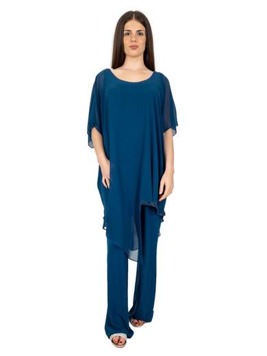 Bianca Brandi Curvy Tuta Elegante Per Matrimonio Intera Curvy Per Signora Con Manica