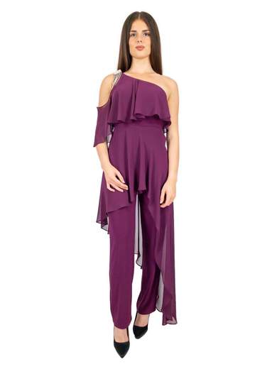 JEAN CRYÒ Tuta Intera Da Cerimonia Jumpsuit Elegante Per Matrimonio