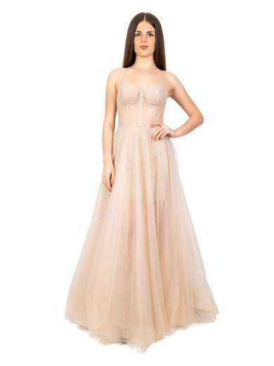 SOLOGIOIE Vestito Diciottesimo O Abito Cerimonia Elegante In Tulle