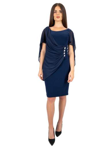 Frank Lyman Tubino da cerimonia in chiffon con dettagli gioiello 209228