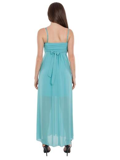 KITANA Abito Da Cerimonia Stile Impero Lungo Donna Elegante Curvy