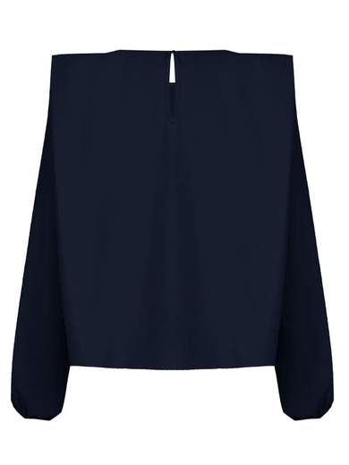 RINASCIMENTO Blusa Elegante Donna Manica Lunga Chiffon Con Spalline