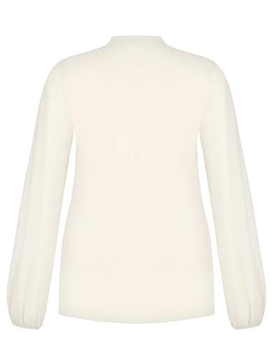 KITANA Blusa Elegante Per Cerimonia Alla Coreana Con Pizzo Donna