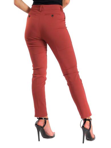 CARMEN Pantaloni A Sigaretta Pantalone Donna Eleganti Dritti Tecnico