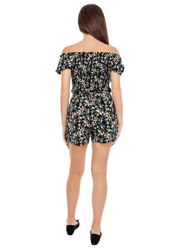 Completo Top E Pantaloncini Ragazza Fiorellini Elasticizzato