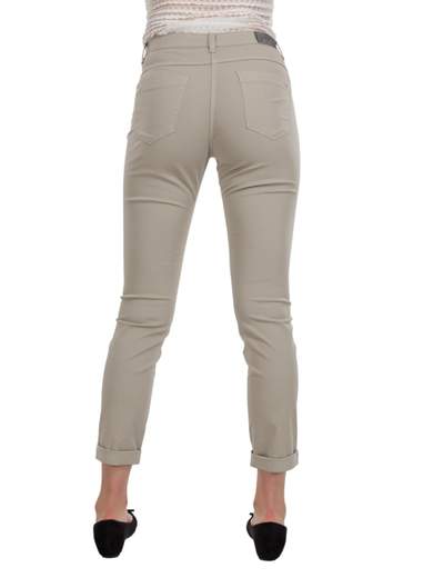 CARMEN Pantalone Chino Donna Estivo Leggeri Cotone A Sigaretta Slim Fit