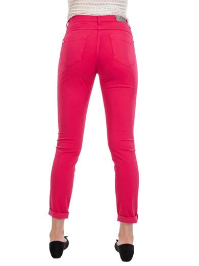 CARMEN Pantalone Chino Donna Estivo Leggeri Cotone A Sigaretta Slim Fit