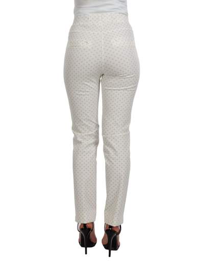 CARMEN Pantaloni Eleganti Donne Leggeri  Sigaretta Estivi Fantasia